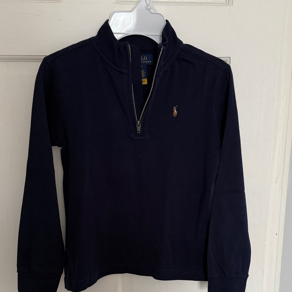 Polo Ralph Lauren Navy 1/4 Zip Top